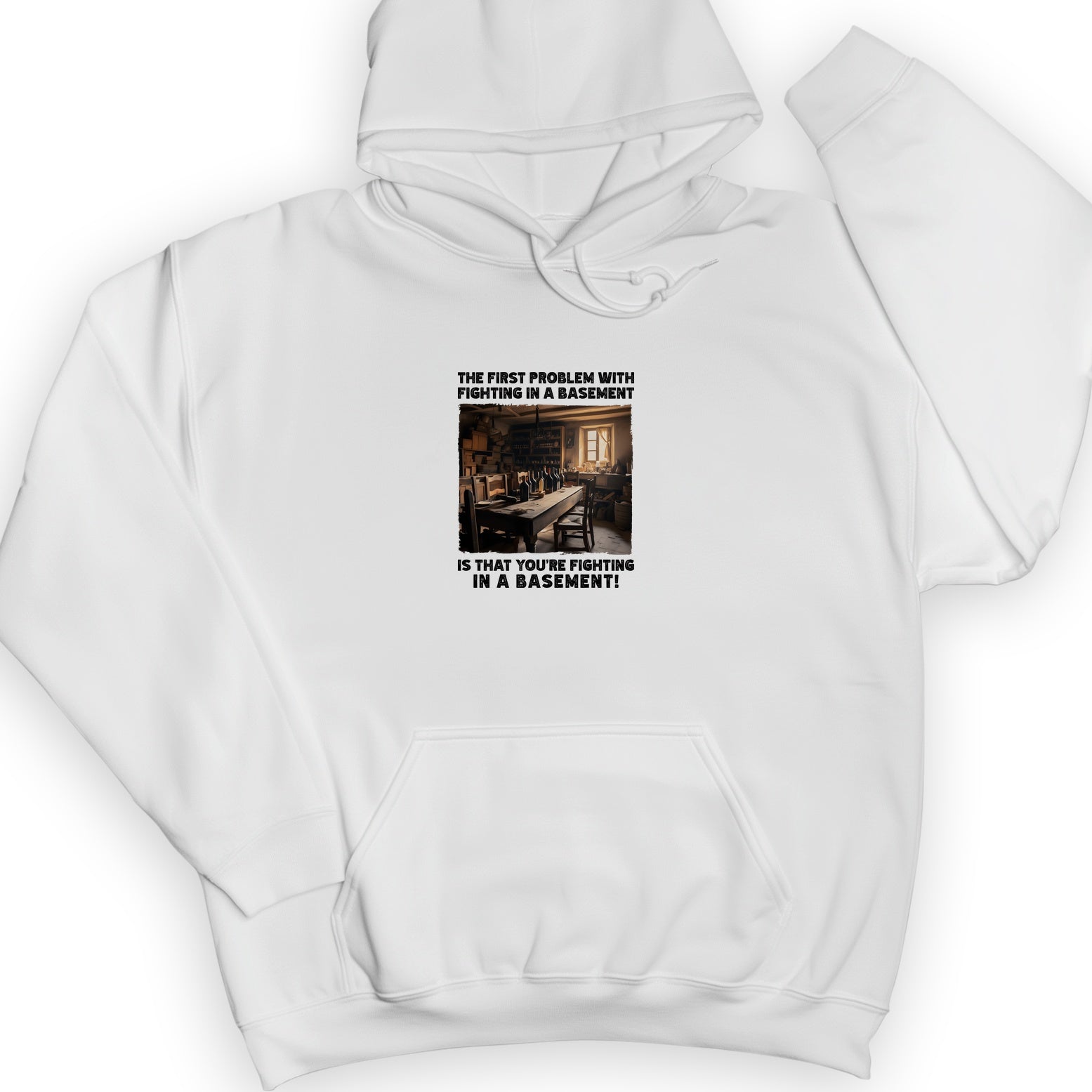 Fighting In A Basement Hoodie