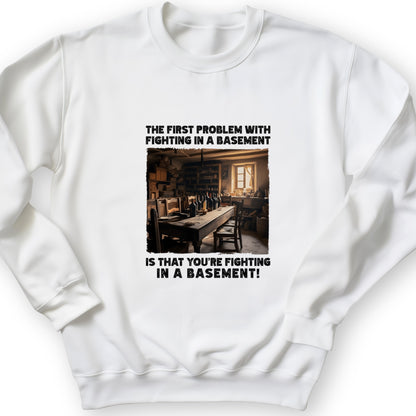 Fighting In A Basement Crewneck