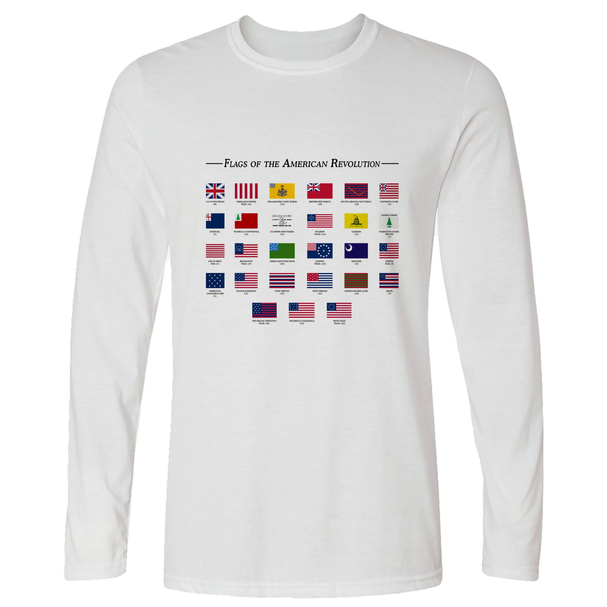 Flags Of The Revolution Long Sleeve T-Shirt