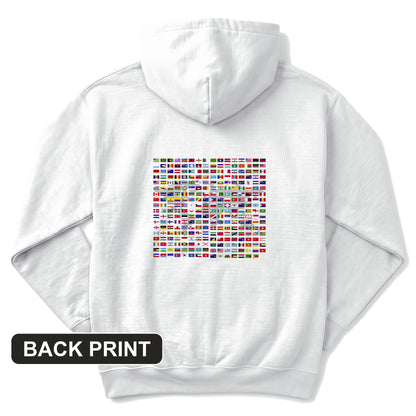 Flags of the World Back Print Hoodie