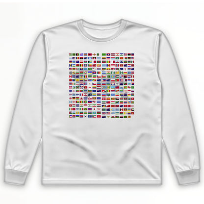 Flags of the World Long Sleeve T-Shirt