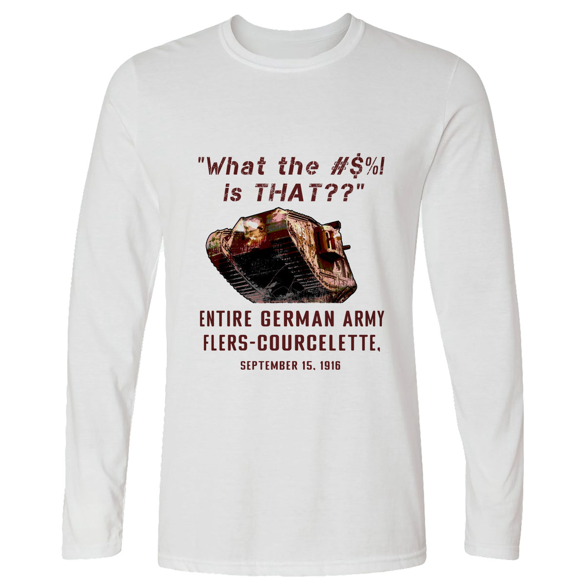 Flers-Courcelette 1916 Long Sleeve T-Shirt