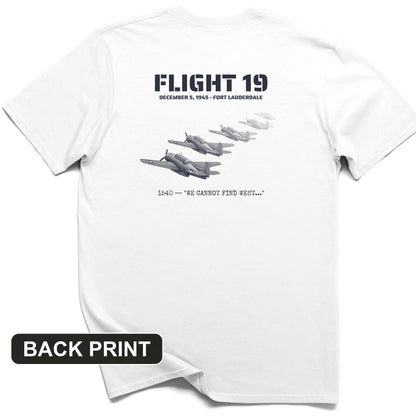 Flight 19 - Still Out There Back Print T-Shirt