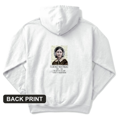 Florence Nightingale Back Print Hoodie