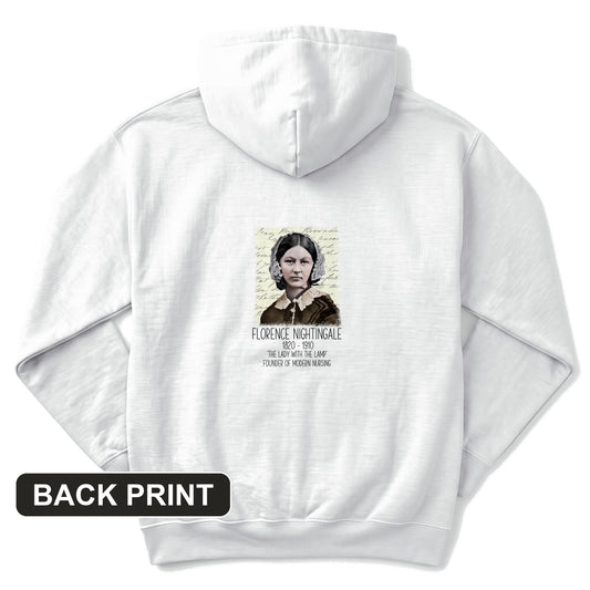 Florence Nightingale Back Print Hoodie