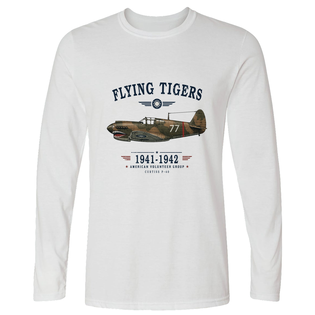 Flying Tigers Long Sleeve T-Shirt