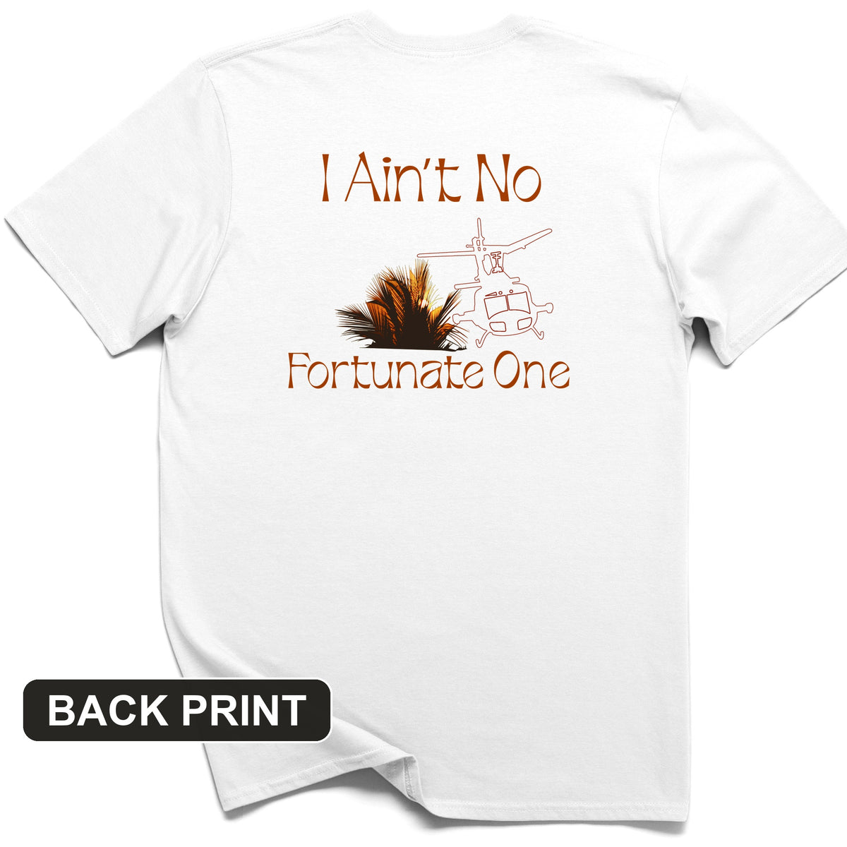 Fortunate Son Back Print T-Shirt