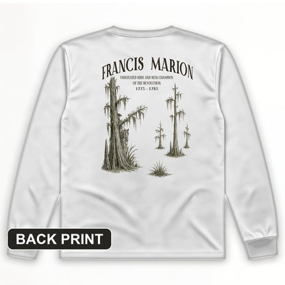 Francis Marion Back Print Long Sleeve T-Shirt