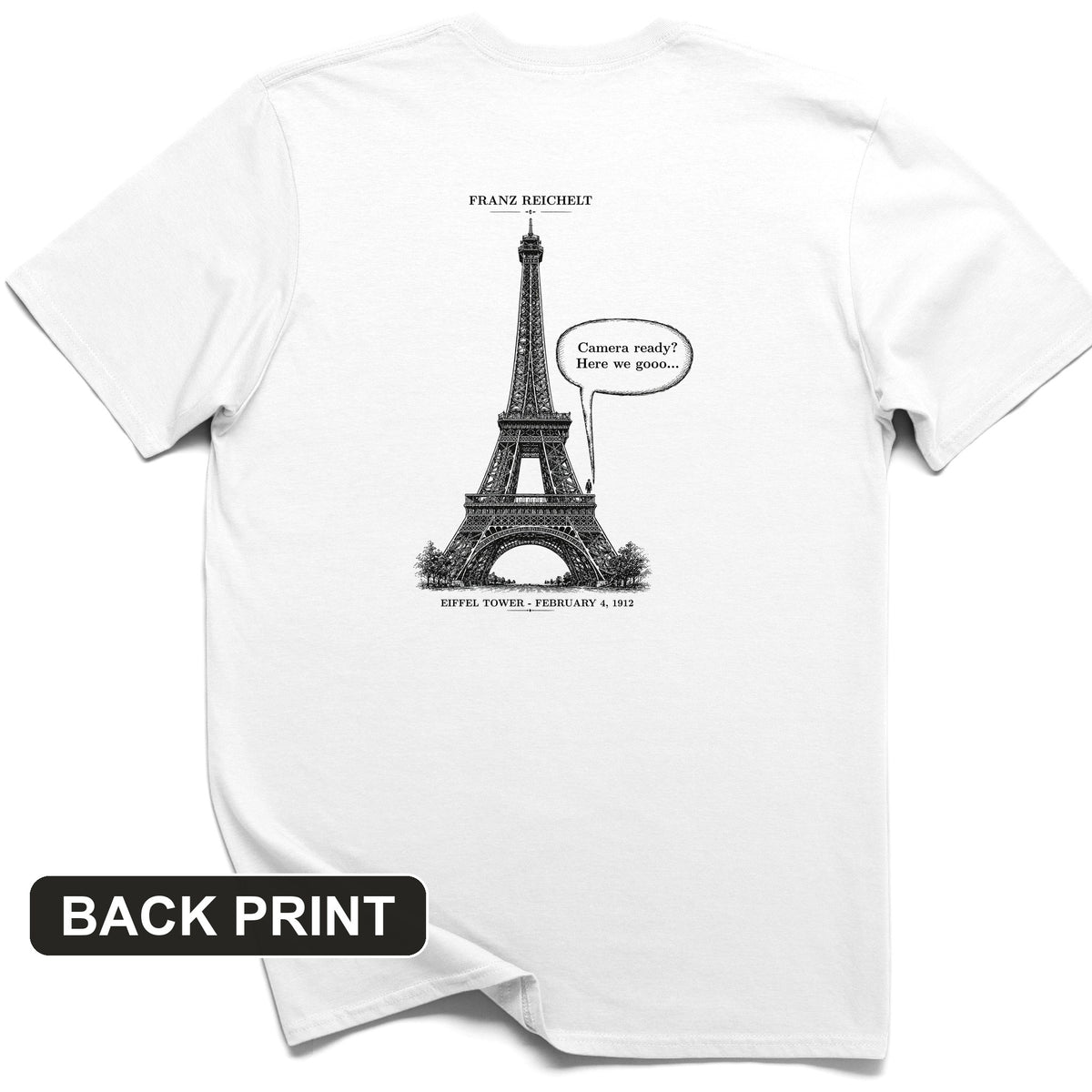 Franz Reichelt Back Print T-Shirt