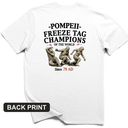 Freeze Tag Back Print T-Shirt