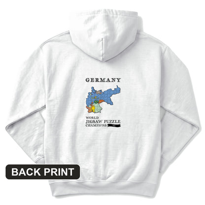 Germany Jigsaw Champion Back Print Hoodie