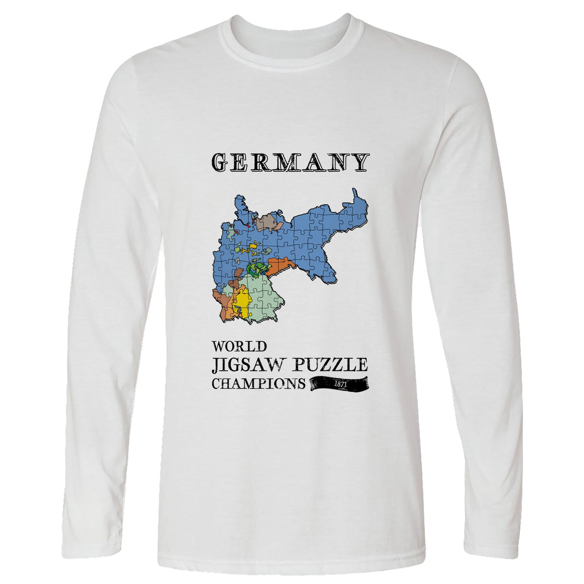 Germany Jigsaw Champion Long Sleeve T-Shirt