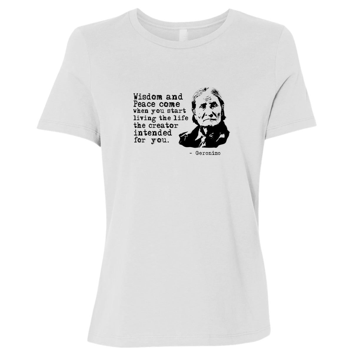 Geronimo Wisdom And Peace Women's T-Shirt