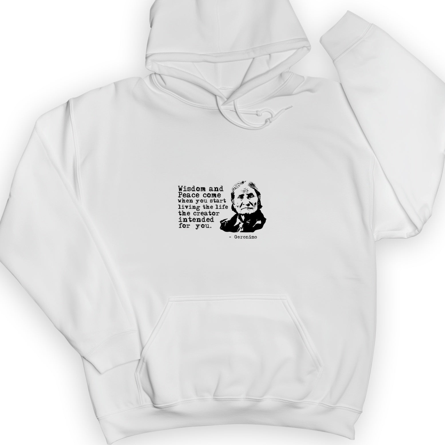 Geronimo Wisdom And Peace Hoodie