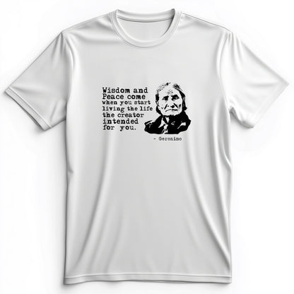 Geronimo Wisdom And Peace Premium Tee