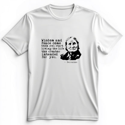 Geronimo Wisdom And Peace Premium Tee