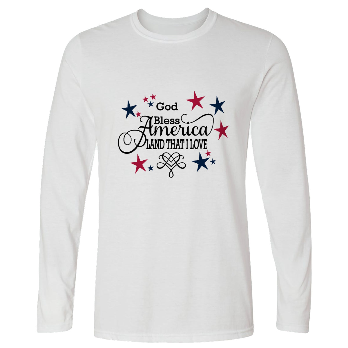 God Bless America Long Sleeve T-Shirt
