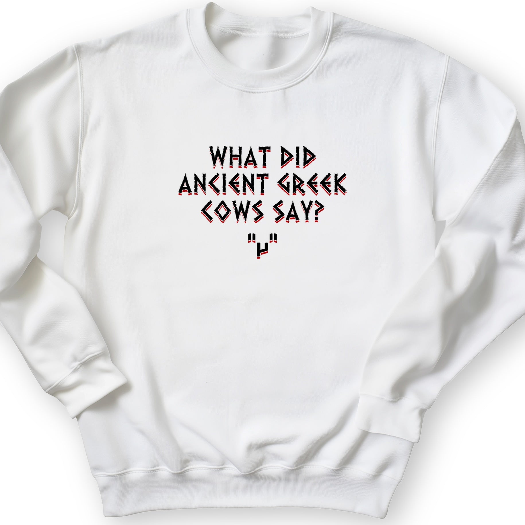 Greek Cows Crewneck