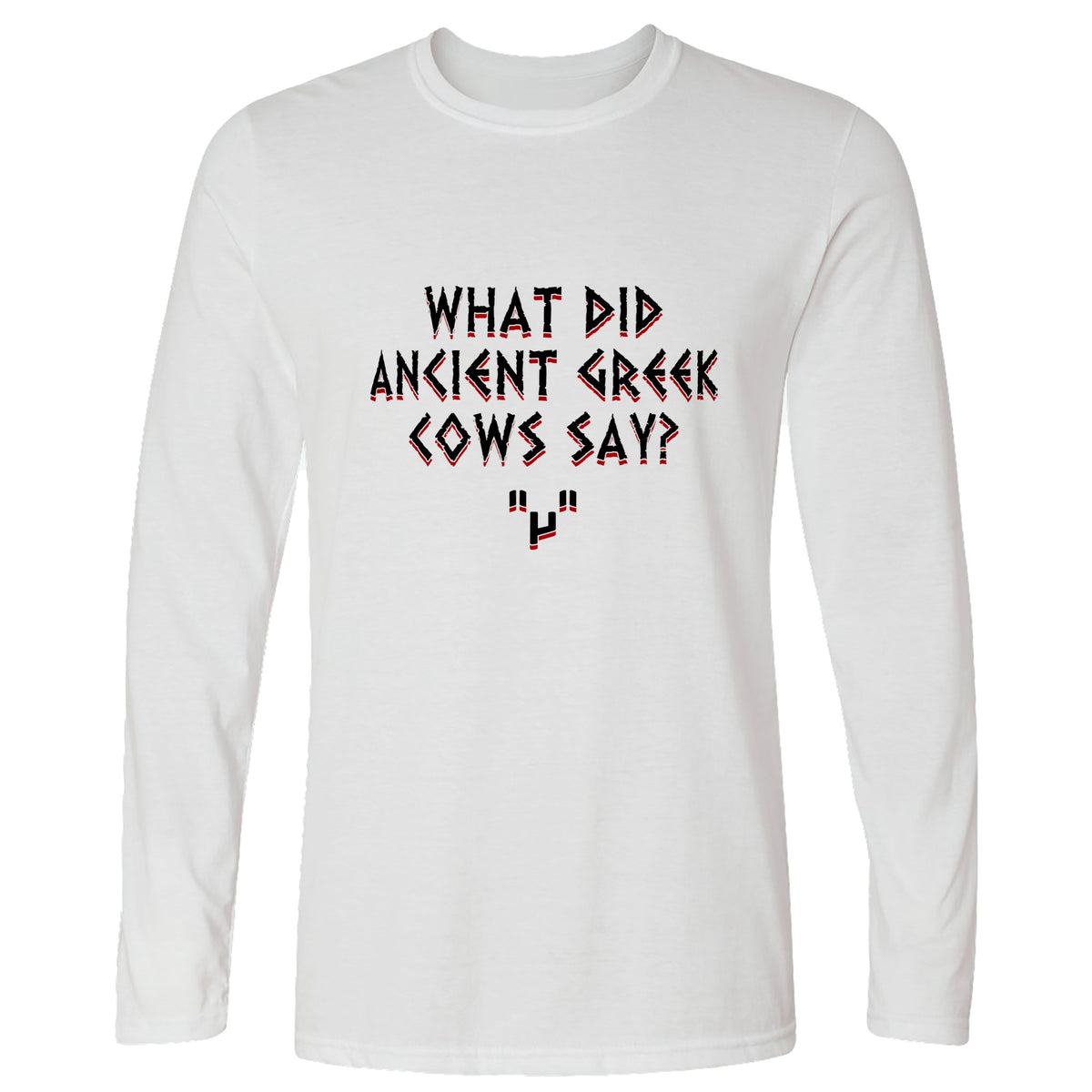 Greek Cows Long Sleeve T-Shirt
