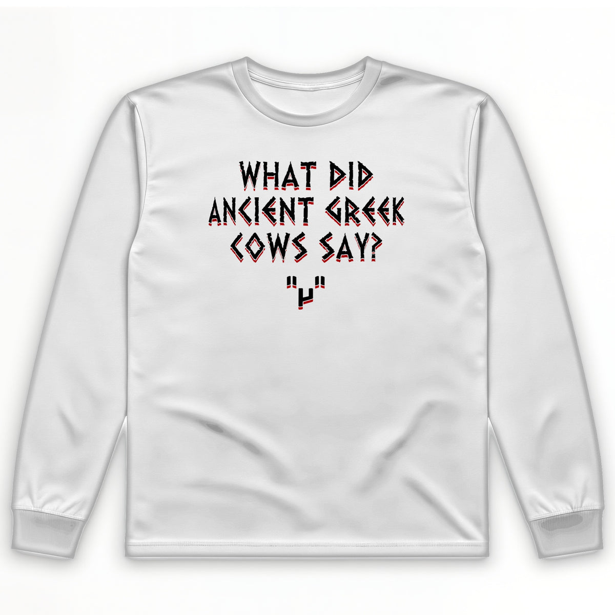 Greek Cows Long Sleeve T-Shirt