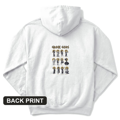 Greek Gods Back Print Hoodie