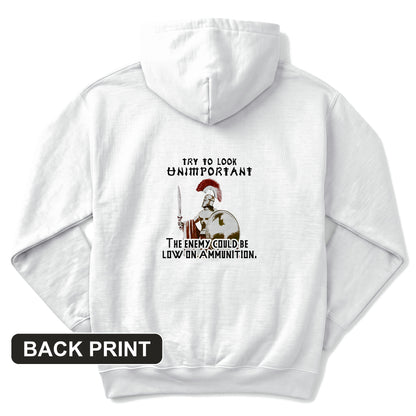 Greek Logic Back Print Hoodie