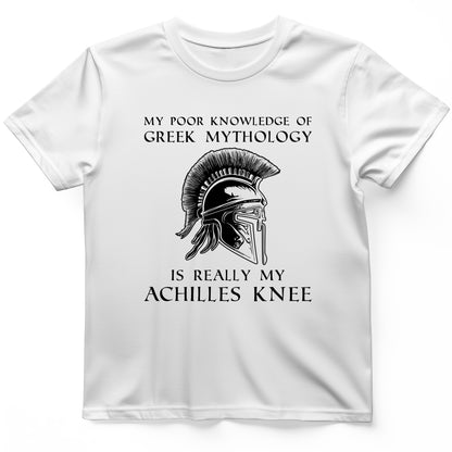 Greek Mythology Achilles Knee T-Shirt