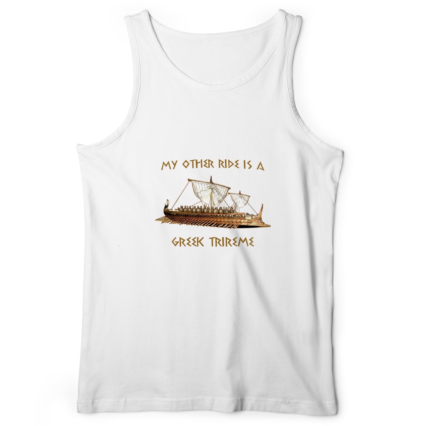 Greek Trireme Tank Top