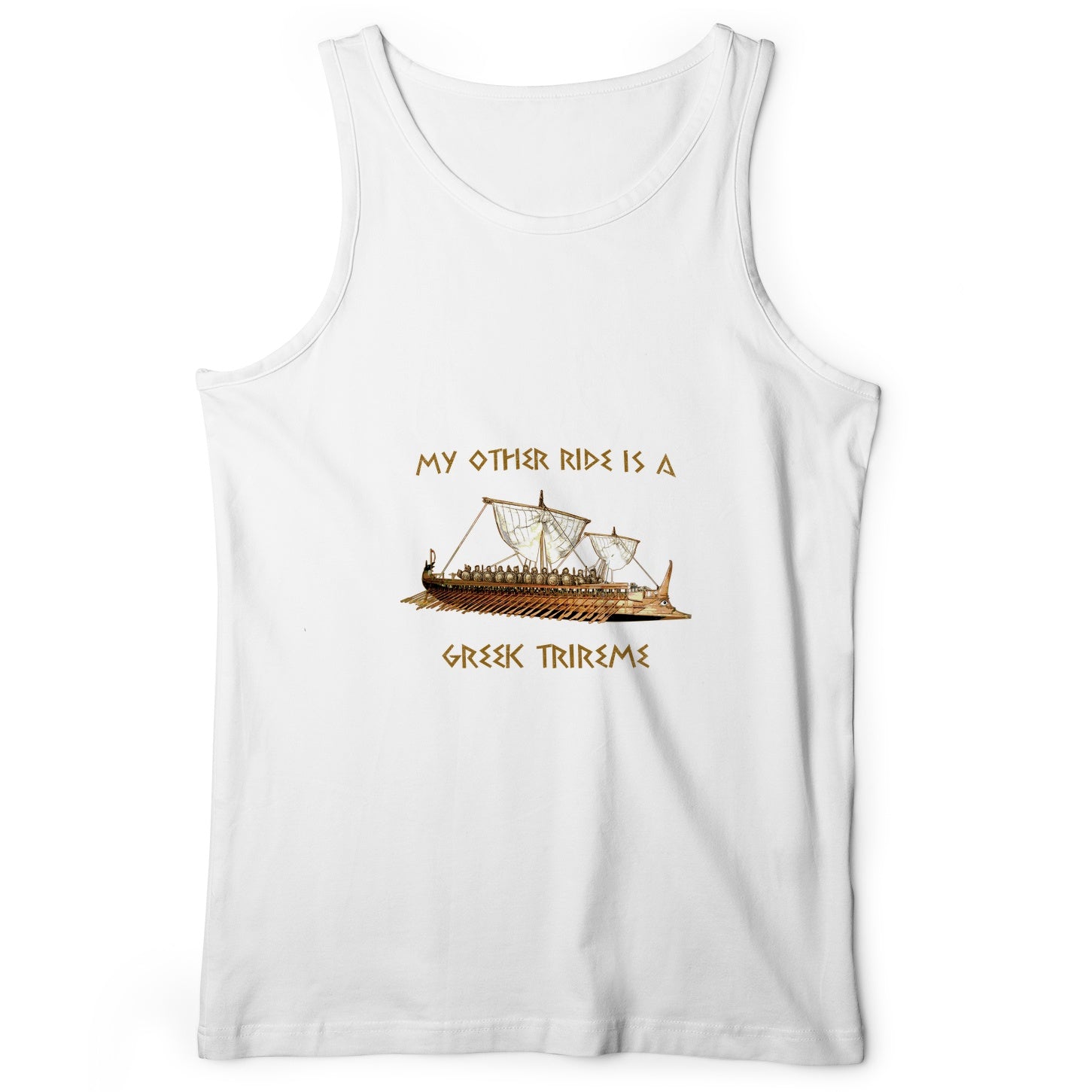 Greek Trireme Tank Top