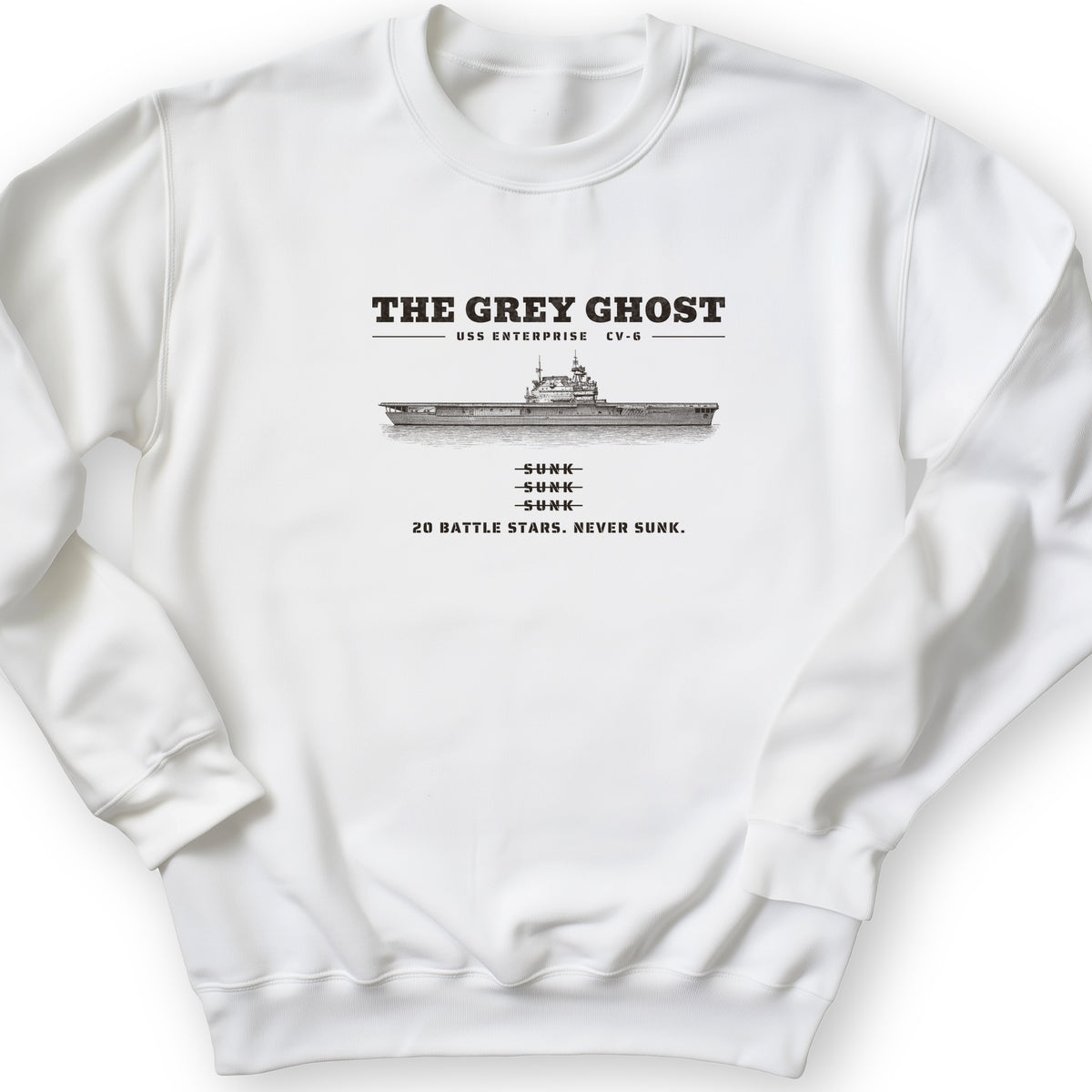 Grey Ghost Crewneck