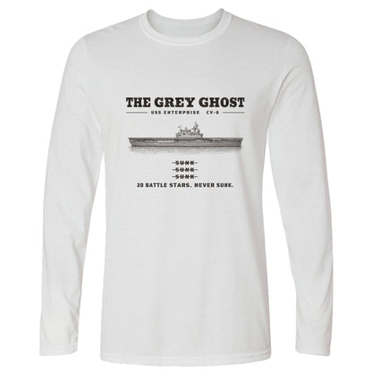 Grey Ghost Long Sleeve T-Shirt