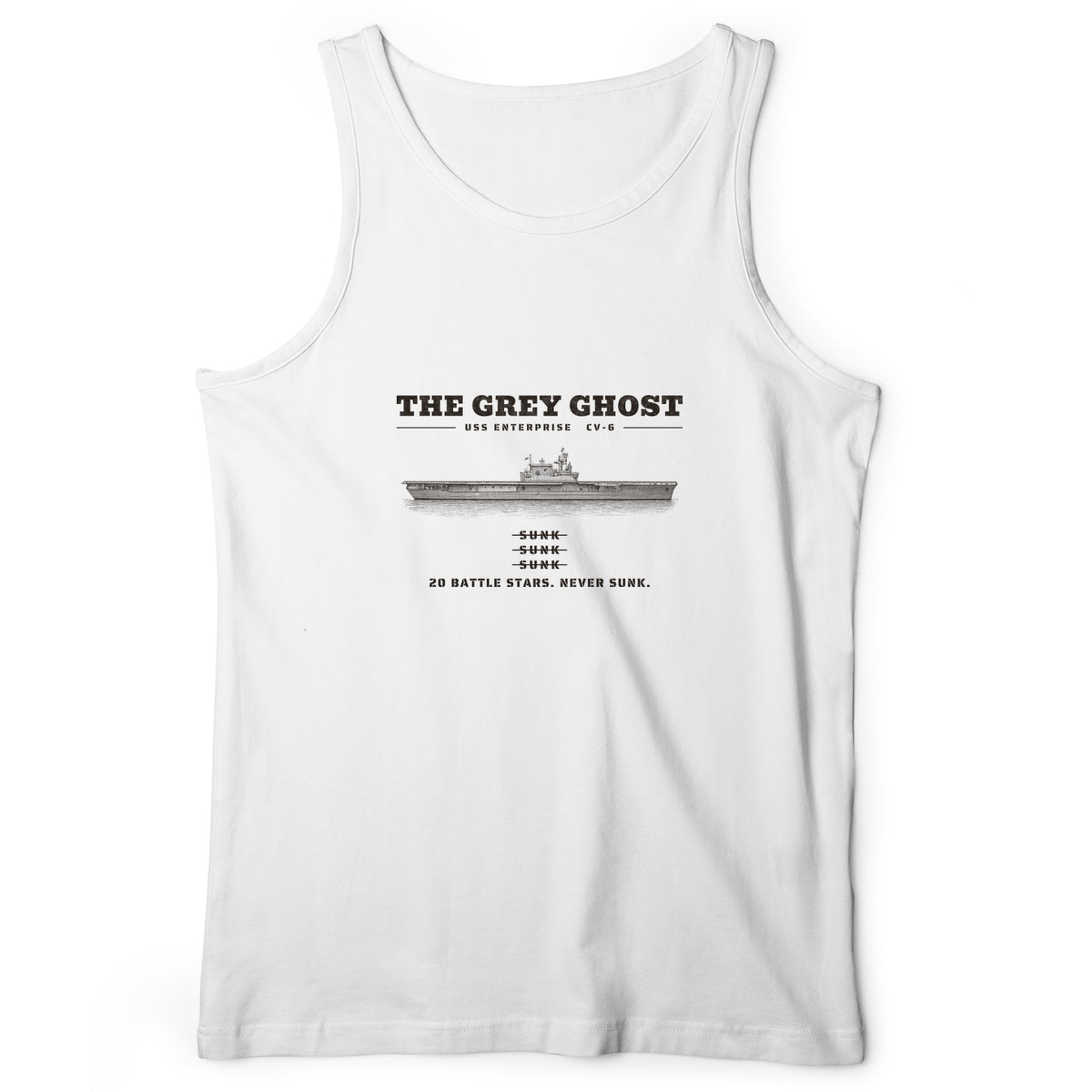 Grey Ghost Tank Top