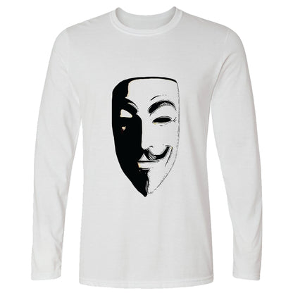 Guy Fawkes Mask Long Sleeve T-Shirt
