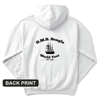 HMS Beagle World Tour Back Print Hoodie