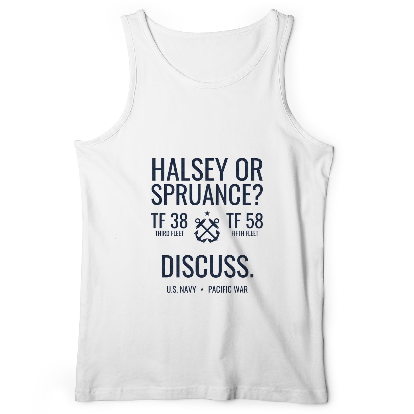 Halsey or Spruance Discuss Tank Top