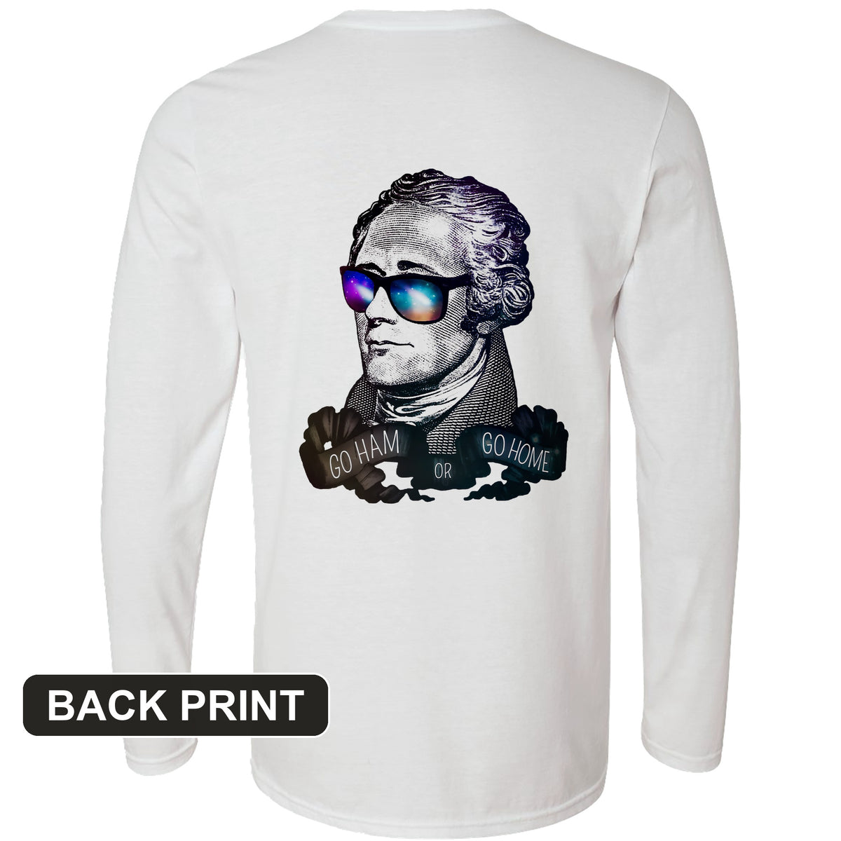 Hamilton Back Print Long Sleeve T-Shirt