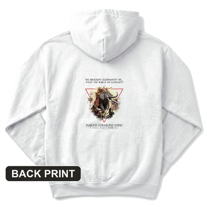 Hannibal Elephants Back Print Hoodie