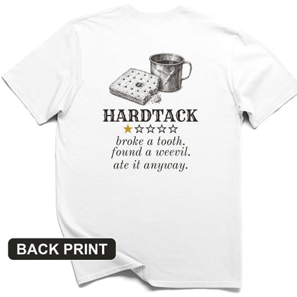 Hardtack One Star Review Back Print T-Shirt