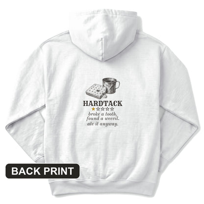 Hardtack One Star Review Back Print Hoodie