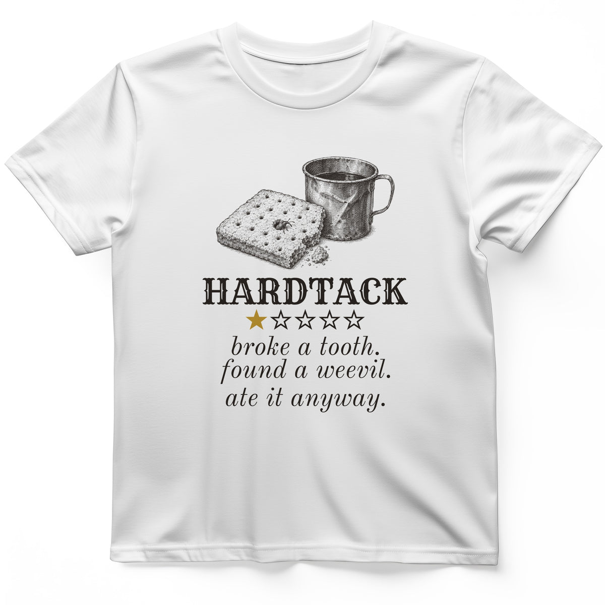 Hardtack One Star Review T-Shirt