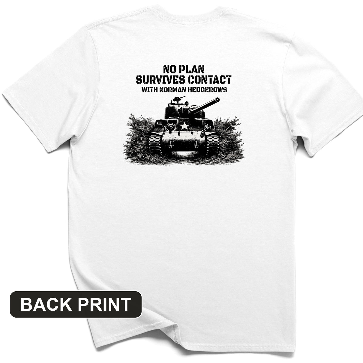 Hedgerows Back Print T-Shirt