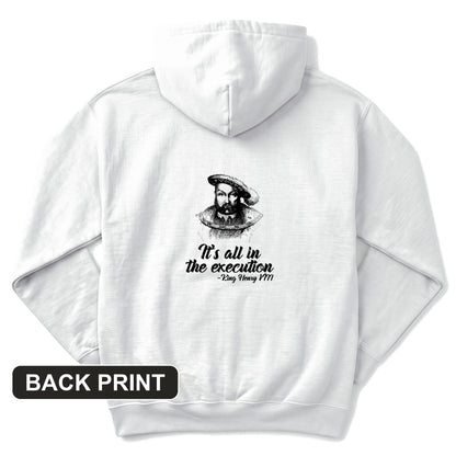 Henry VIII Execution Back Print Hoodie