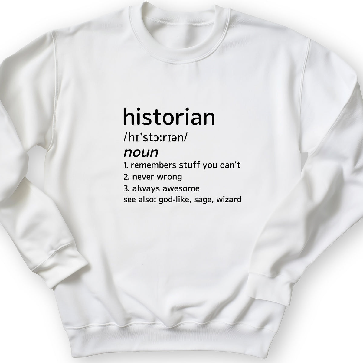 Historian Defined Crewneck