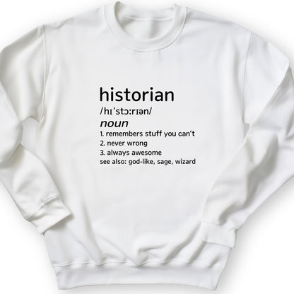 Historian Defined Crewneck