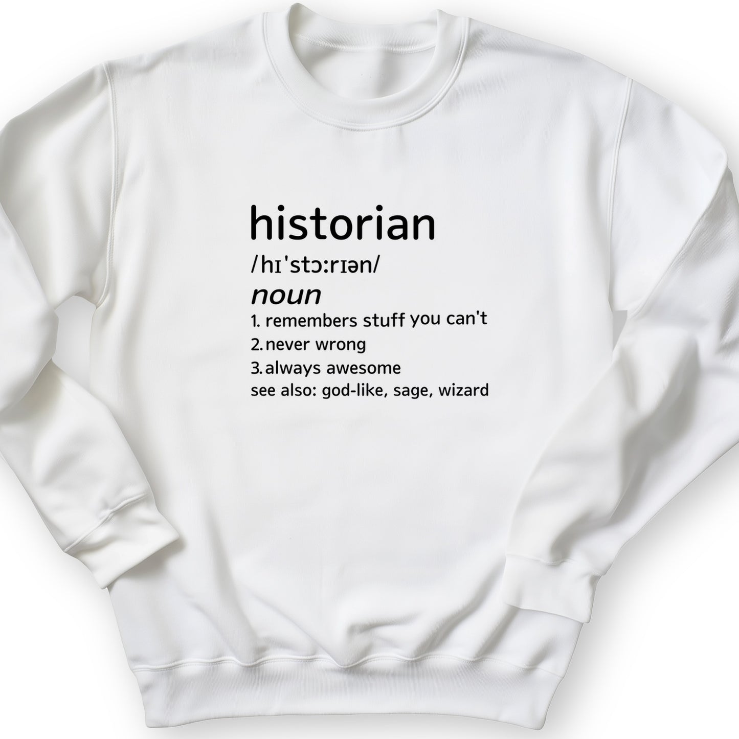 Historian Defined Crewneck