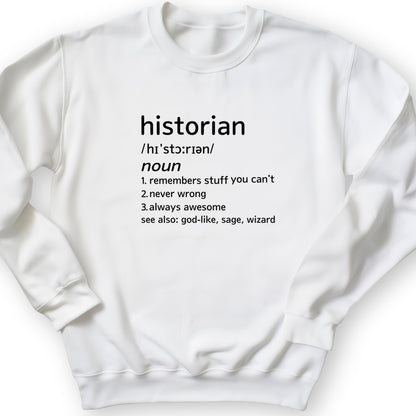 Historian Defined Crewneck
