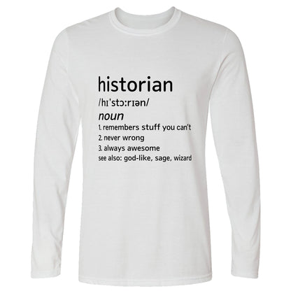 Historian Defined Long Sleeve T-Shirt