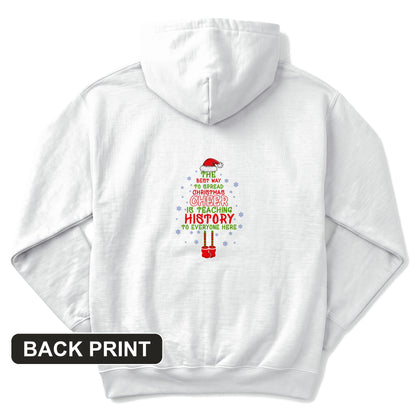 History Cheer Back Print Hoodie