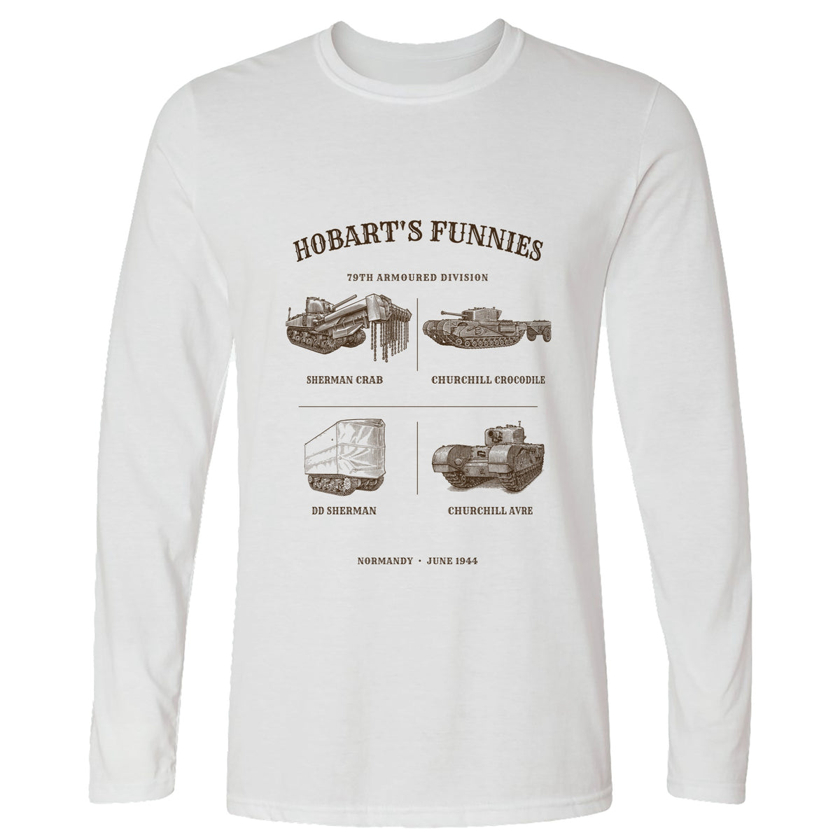 Hobart's Funnies Long Sleeve T-Shirt