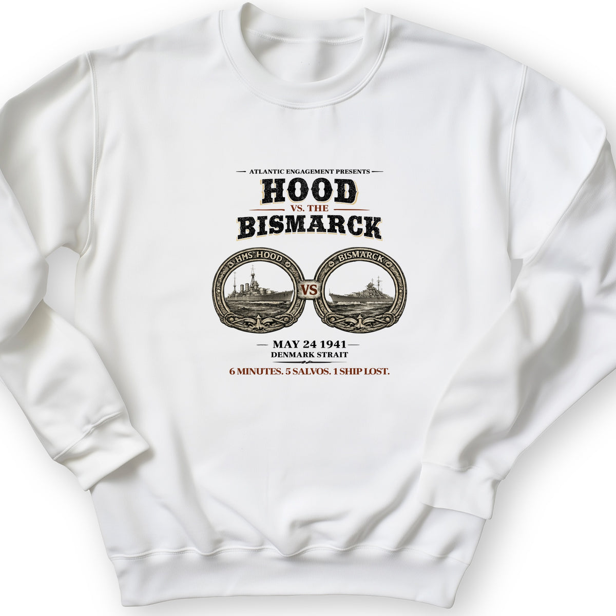 Hood vs Bismarck Crewneck
